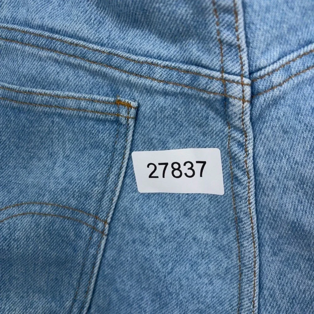 Vintage Levis Jeans Men 38x34 Light Wash Blue Solid Denim Silver Medal 90s